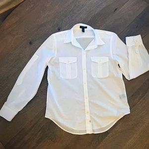 Lauren Ralph Lauren cotton button down shirt
